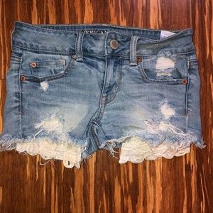 Women American Eagle Jean Shorts